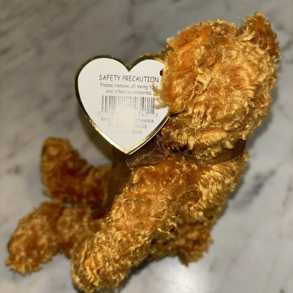 TY Beanie Baby - TEDDY the Bear (100th Anniversary Teddy) (8.5 inch) - MWMTs‎